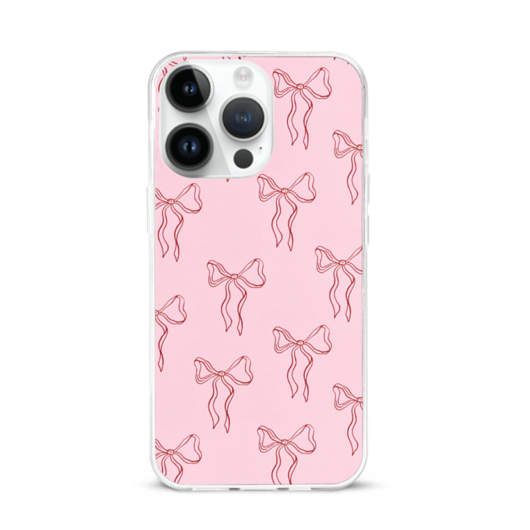 bow girly phone case