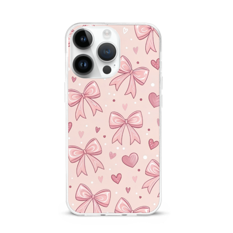 Girly bow phone case
